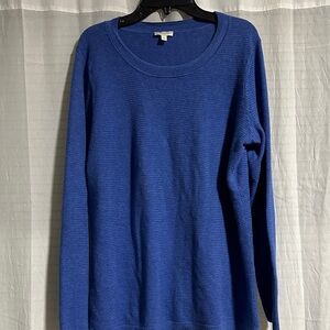 Talbots Royal Blue Crew Neck Sweater